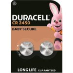 Pile bouton Duracell CR2450 Lithium 3V 620 mAh 2 unités