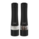 Juego de salero y pimentero Russell Hobbs Negro acero inoxidable 2 piezas