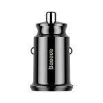 Caricatore Auto Baseus Grain 2x USB 3.1A Nero