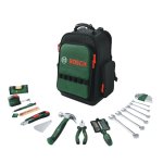 Zaino portautensili Bosch 60 pezzi Base impermeabile Spallacci ergonomici