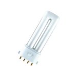Lampe fluorescente Osram Dulux S/E 7W 2G7 T12 20000h 400lm Blanc chaud
