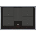 Piastra a induzione Siemens EX845LYC1E 4 zone Nero Acciaio inoxidable