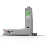 Blocca porte USB-C Lindy con chiave - 5 pezzi