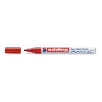 Pennarello Edding 751 Effetto Verniciato Punta Fine 1-2 mm Rosso