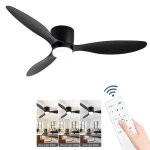 Deckenventilator mit Licht Generica 30W 132cm 6 Stufen DC-Motor Fernbedienung