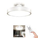 Deckenventilator Ohne Flügel Generica LED 63W 48cm 6 Stufen Fernbedienung App Timer