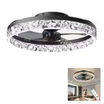 Deckenventilator mit Licht Generica 60W 6 Stufen LED Fernbedienung Wintermodus