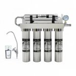 Purificatore d'acqua Autrucker CL-12 5 stadi acciaio inox