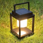 Lámpara Autrucker LED Solar Recargable Portátil Impermeable Control Táctil