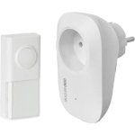 Campanello SCS SENTINEL Ecobell 100 Plug wireless esterno IP55 100 m 25 melodie