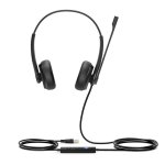 Yealink UH34 Dual Teams Headset mit USB-A Kabel, Geräuschunterdrückung, Büro, schwarz