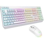 Tastatur The G-lab Combo Tungsten Ex W kabellos AZERTY RGB