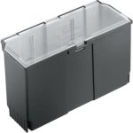 Bosch SystemBox Zubehörmodul Mittel 2/9 Stapelbar PP Klarsichtdeckel 235x105x133 mm