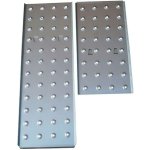 Placas de Acero Fieldmann FZZ 9107 Recambio Plataforma 2 Paneles 150 kg