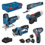 Bosch Professional 12V Set 5 Werkzeuge, 3 Akkus, Ladegerät XL-Boxx