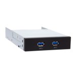 Frontpanel USB 3.0 Chieftec MUB-3002 2 Anschlüsse 3.5"