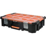 TOOD Organizer Case mit transparentem Deckel und 12 herausnehmbaren Schalen