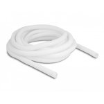 Geflochtene Schlauchhülle Delock 5 m x 13 mm Selbstschließend Weiß