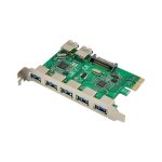 Scheda di espansione PCIe MicroConnect MC-USB3.0-ST610 7 porte USB 3.0
