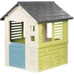 Caseta de juegos infantil Smoby Jolie Maison exterior plástico reciclado protección UV