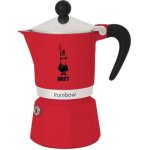 Cafetière italienne Bialetti Rainbow 0,30 L 6 Tasses Rouge Aluminium