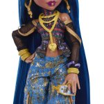 Poupée de Mode Monster High Cleo De Nile Articulée avec Mascotte et 7 Accessoires