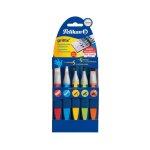 Lot de 5 Pinceaux Plats Synthétiques Pelikan pour Beaux-Arts