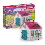 Set Gioco Schleich Scuderia Portatile con Cavallo Haflinger e Accessori (60 Pezzi)
