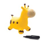 Pallone rimbalzante Lexibook Giraffa 45 cm Sedile ergonomico 28 cm +3 anni Int/est Pompa manuale inclusa max 50 kg
