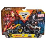 Monster Truck Monster Jam x Marvel 1:64 Pack 2 Metallfahrzeuge