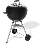 Weber Bar-B-Kettle 47 cm Schwarz - Holzkohlegrill mit integriertem Thermometer