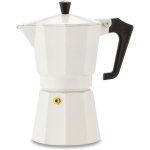 Caffettiera italiana Pezzetti Italexpress 6 Tazze Alluminio bianco opaco
