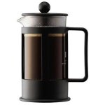 Caffettiera a pistone Bodum Kenya 0,35 L nera con filtro inox e vetro borosilicato