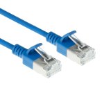 Cavo di rete ACT CAT6A Slimline S/FTP LSZH 3 m Blu