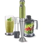 Batidora de main Sencor SHB 5600GG 4 en 1 1200 W 20 vitesses QuadBlade vert olive