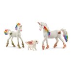 Schleich Bayala Magisches Set 3 Einhörner Flügelfigur Glitzer