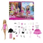 Adventskalender Barbie JFL63 mit 24 Teilen Puppe und Accessoires