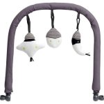 Spielbogen für Babyschaukel Beaba Up&down I grau mit 3 Kuscheltieren