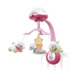 VTech Lumi 3-in-1 Musikbett mobile mit Sternenprojektor und abnehmbarem Nachtlicht Rosa