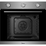 Forno Multifunções Midea MBOG2-M5M80(SS) Limpeza Manual 70L 60cm A Touch Preto