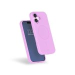 Custodia Force Case Silicone Opaca Soft-touch Viola MagSafe per iPhone 17