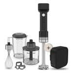 Batidora de inmersión KitchenAid 5KHBRV75BM inalámbrica 1 L negro