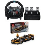 Logitech G29 Driving Force para PS5/PS4/PS3/PC + LEGO Speed Champions Coche McLaren F1 Team MCL38