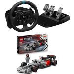 Volante Logitech G923 PS4 PS5 PC con Pedali e LEGO Audi F1 R26