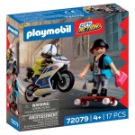 Playmobil 72079 Polizei-Motorrad Set - 17 Teile mit 2 Figuren