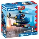 Polizeihubschrauber Playmobil 72080 Rettungsset 28 Teile