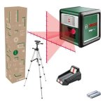 Laser a livella Bosch Quigo Plus linee incrociate 12 m 635 nm
