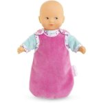 Puppe Corolle Mini Calin Bonne Nuit Papillons 20 cm Mit Pyjama und Schlafsack