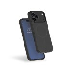 Capa Force Case Silicone Magsafe Preta Bordas Reforçadas para iPhone 17 Pro Max