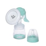 Extrator de leite manual TrueLife Nutrio BP 150 ml silicone transparente